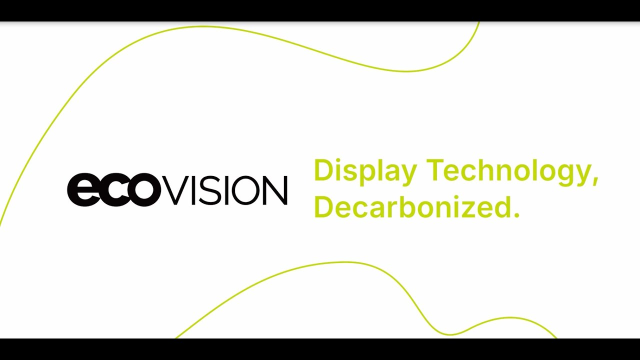 "Introducing ecoVISION™ Display (eVD) – a breakthrough in eco-friendly LCD solution! 🌿✨