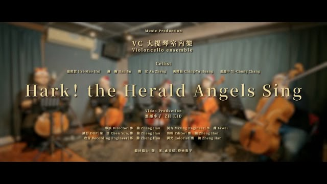 【VC】Hark! the Herald Angels Sing｜Cello Quintet [M/V - 4K Ultra HD]