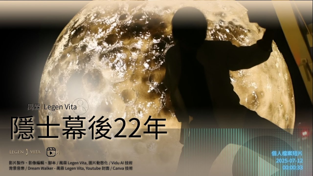 禺霖 Legen Vita 𝕱 隱士幕後22年